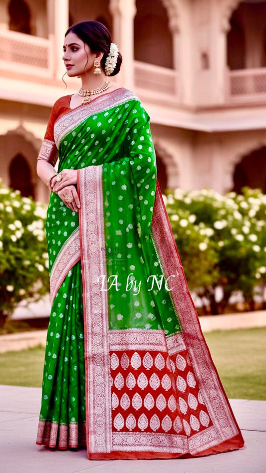 Banarasi Blend Katan Georgette Saree