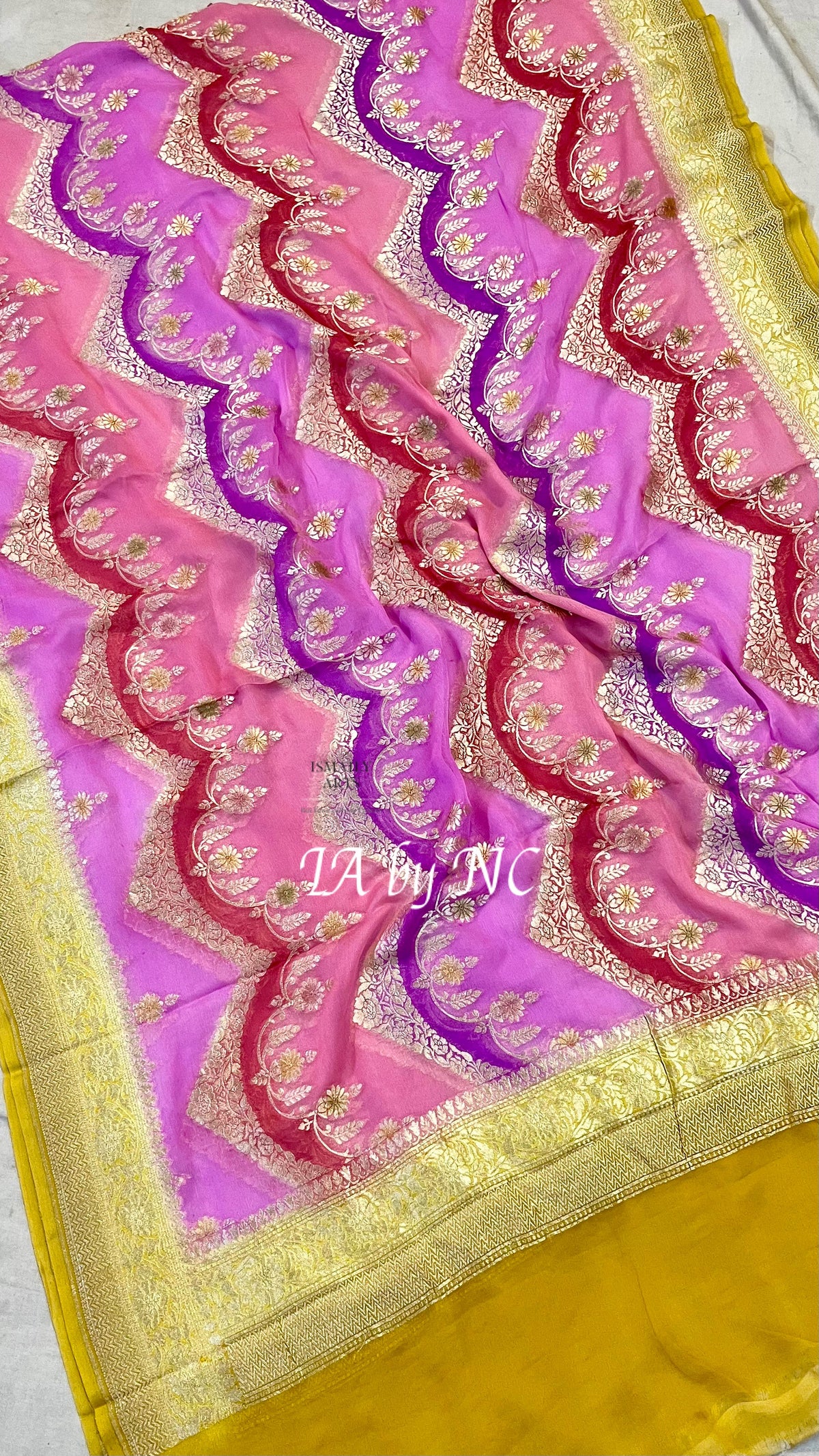 Banarasi Pure Khaddi Georgette Dupatta
