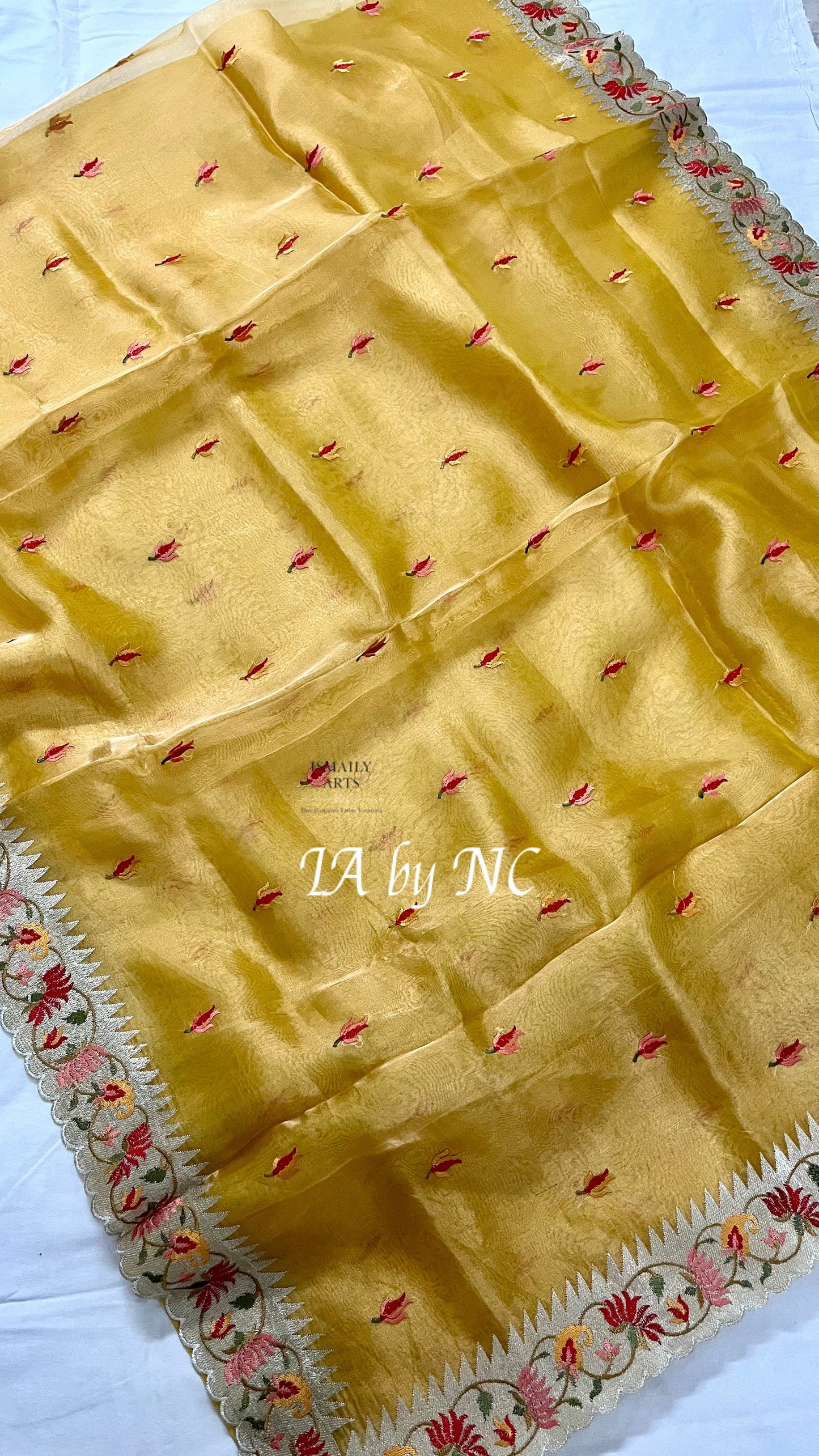 Tuscany Banarasi Pure Tissue Silk Designer Saree