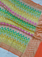 Banarasi Pure Khaddi Georgette Dupatta