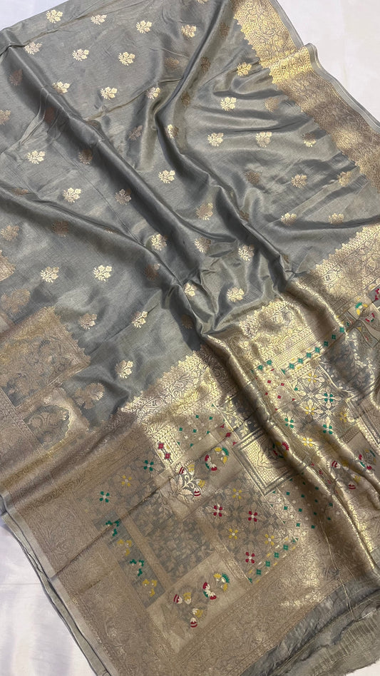 Banarasi Blend Pure Mashru Silk Saree