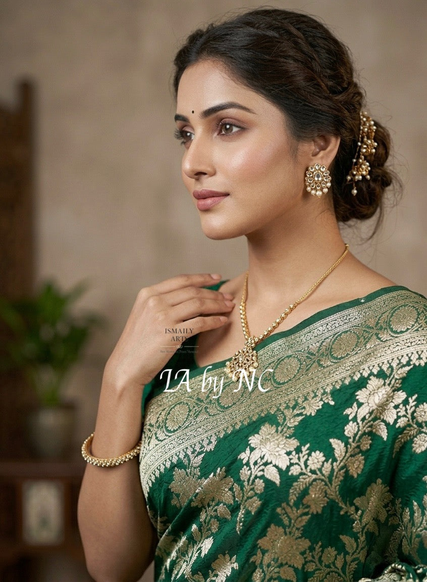 Sacramento Banarasi Pure Chiffon Georgette Saree