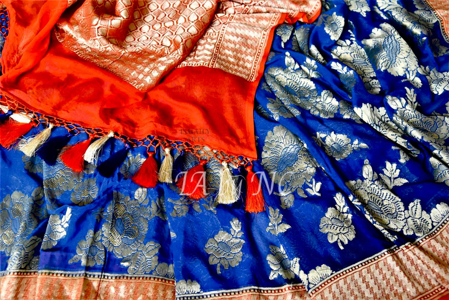 Royal Banarasi Pure Khaddi Georgette Saree