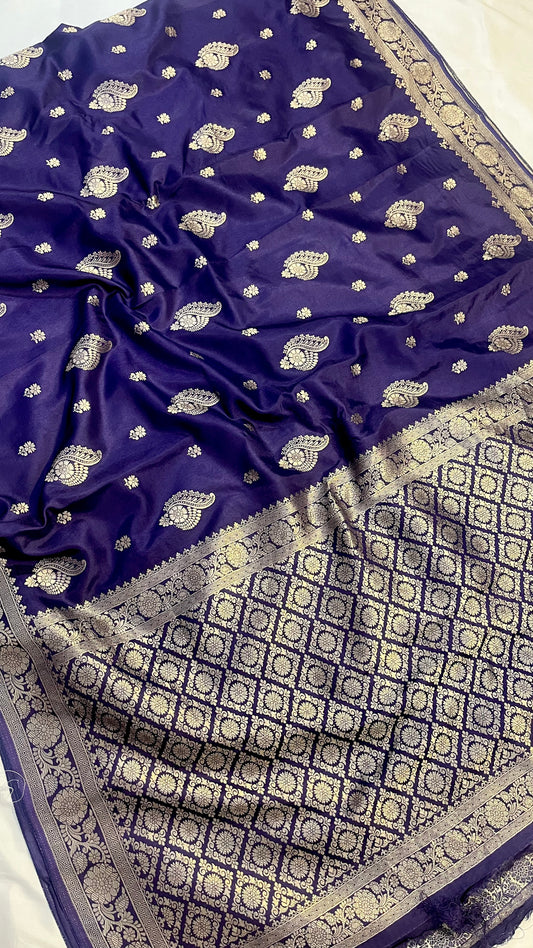 Banarasi Blend Pure Mashru Silk Saree