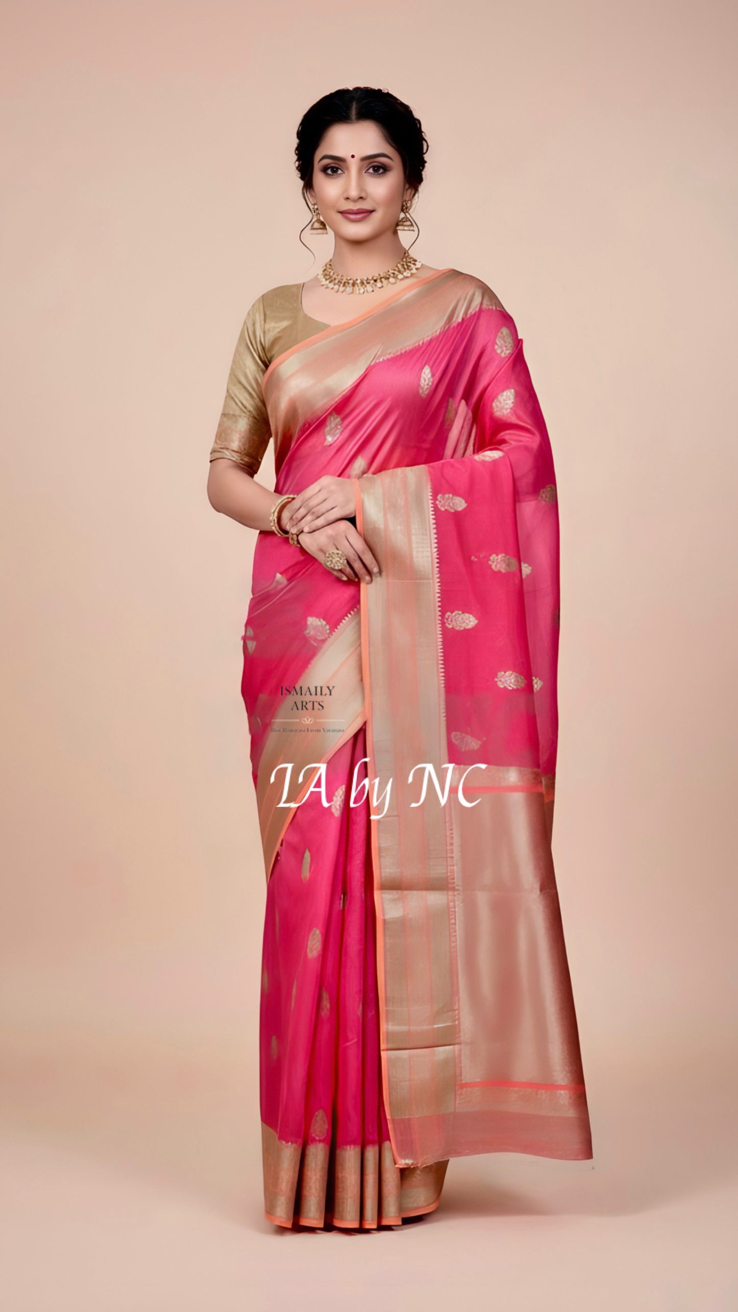 Imperial Banarasi Pure Kora Silk Kadwa Saree