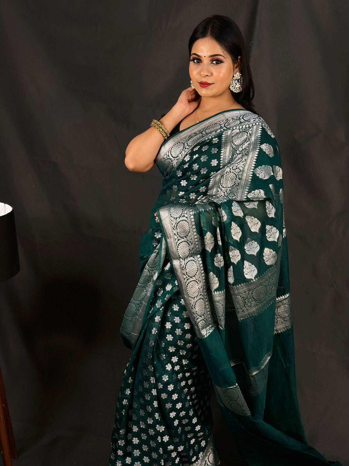 Banarasi Blend Khaddi Georgette Saree