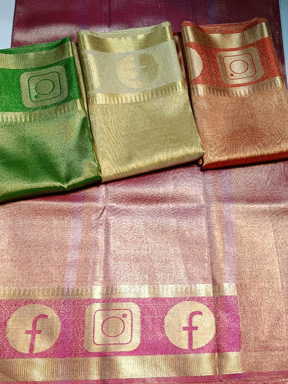 Banarasi Tissue Silk Social Media Saree