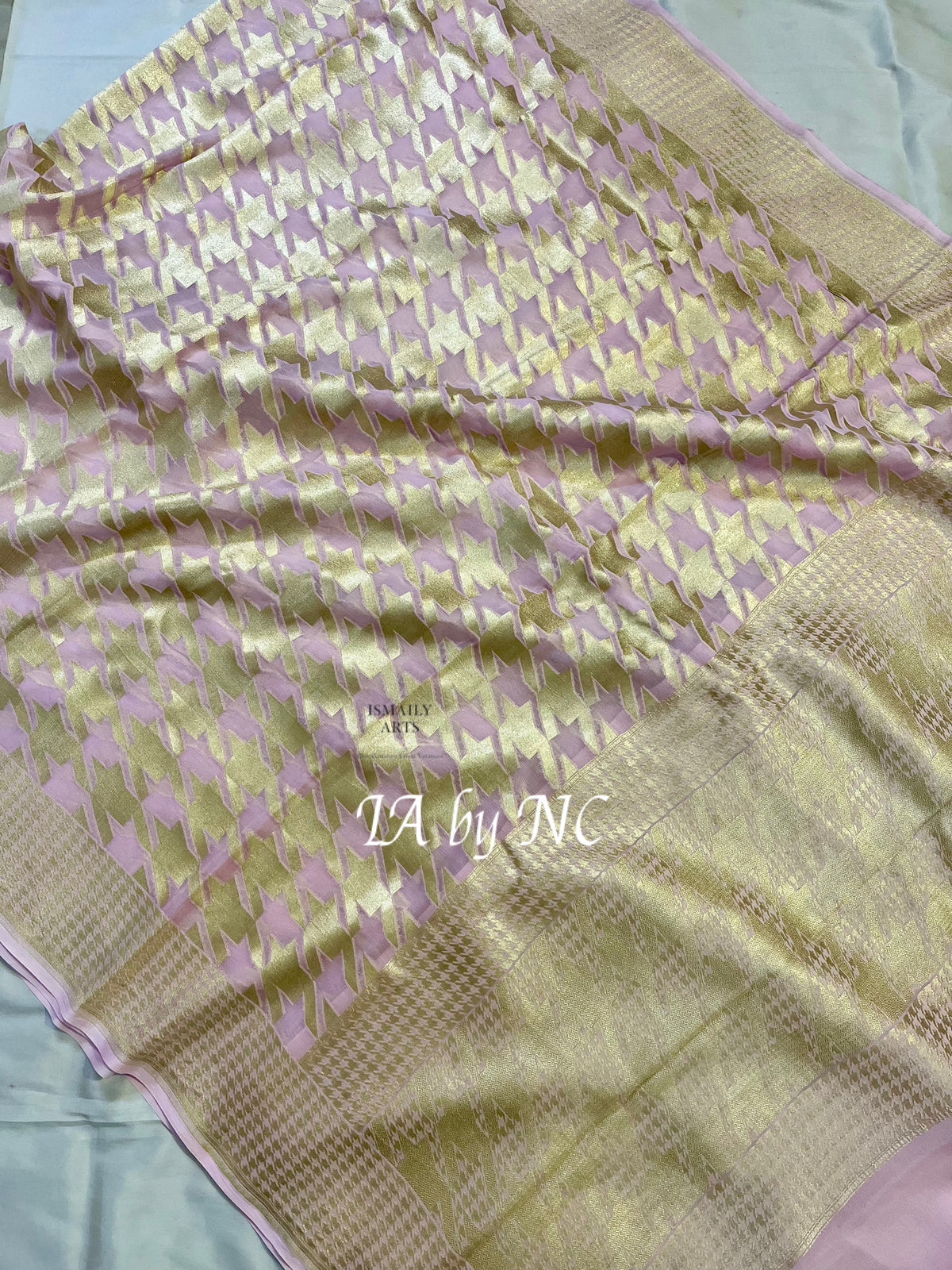 Baby Banarasi Pure Khaddi Georgette Saree