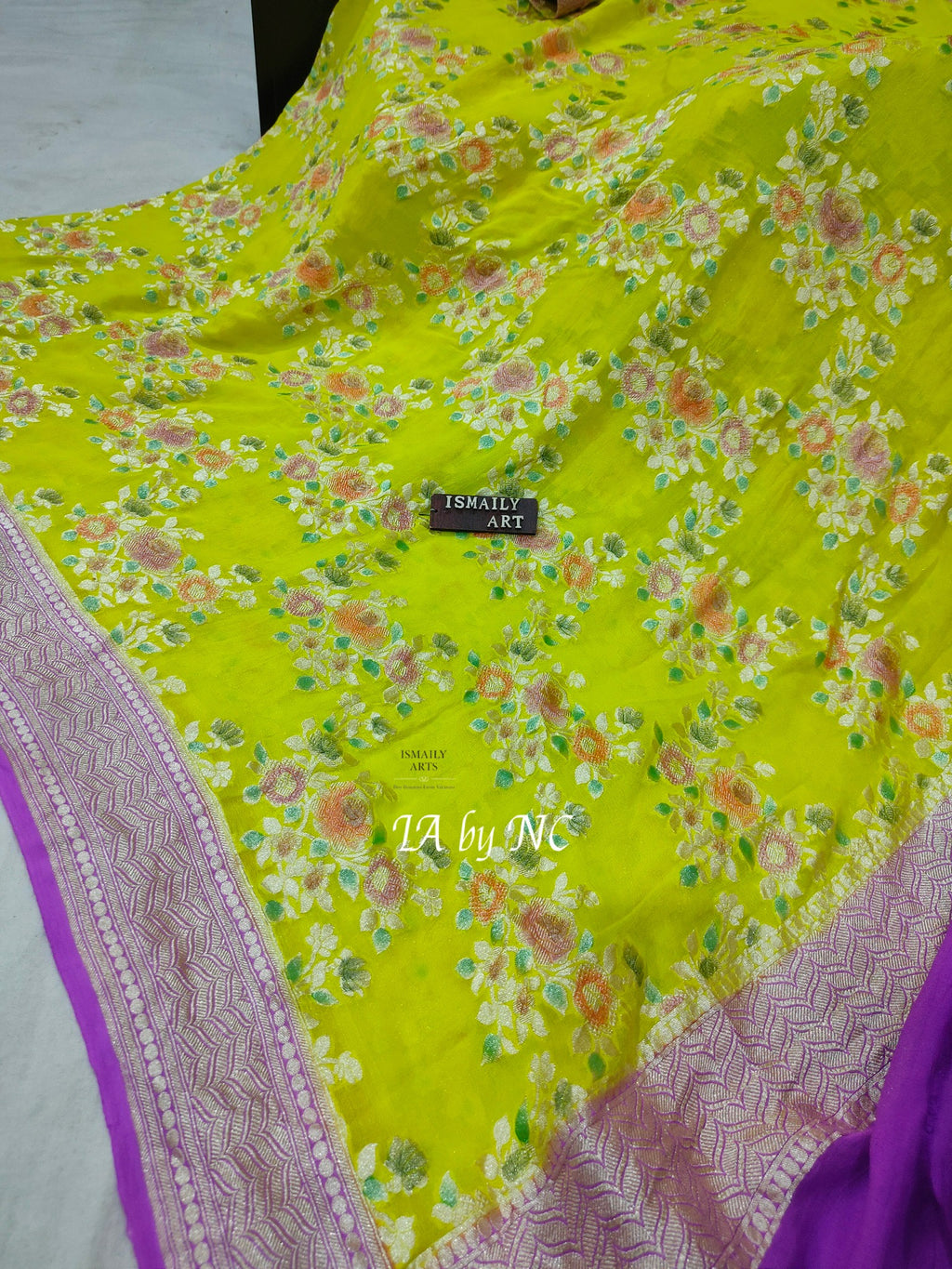 Banarasi Pure Khaddi Georgette Dupatta