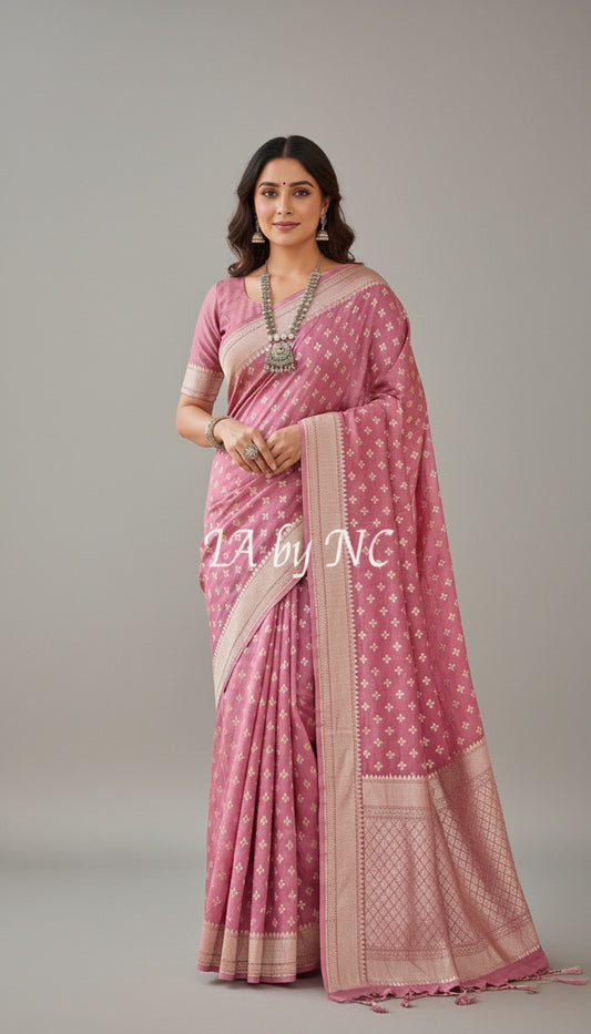 Thulian Banarasi Pure Khaddi Georgette Saree