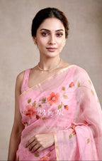 Baby Banarasi Pure Kora Organza Saree