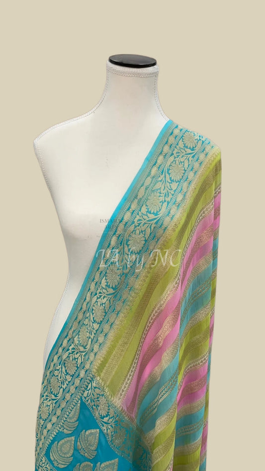Banarasi Pure Khaddi Georgette Dupatta