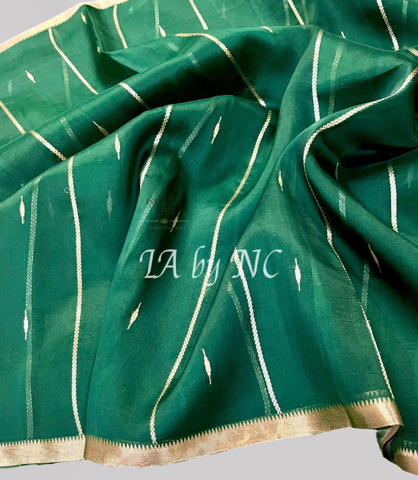 Sacramento Banarasi Pure Kora Organza Kadwa Saree