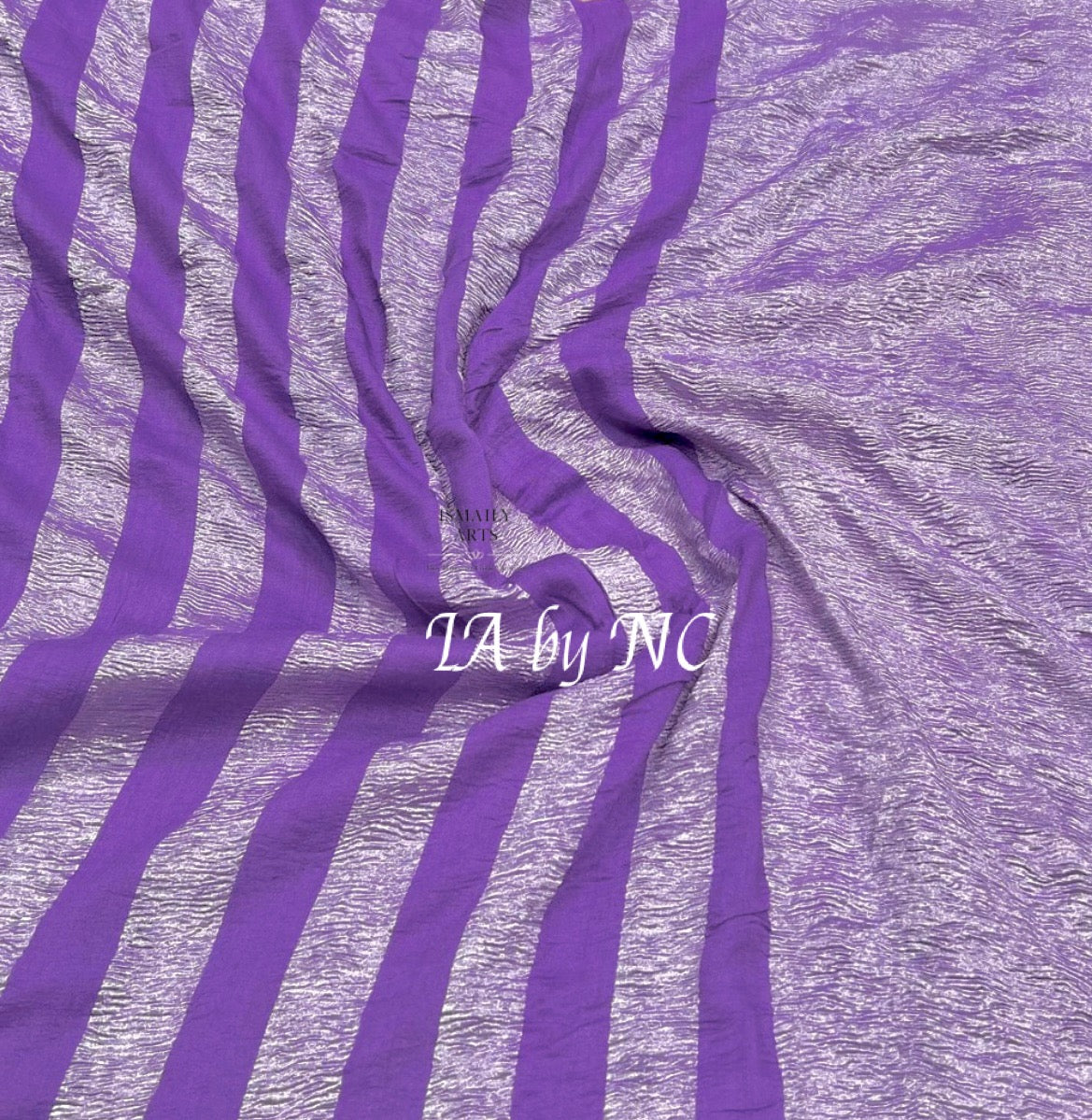 Amethyst Banarasi Pure Munga Silk Saree