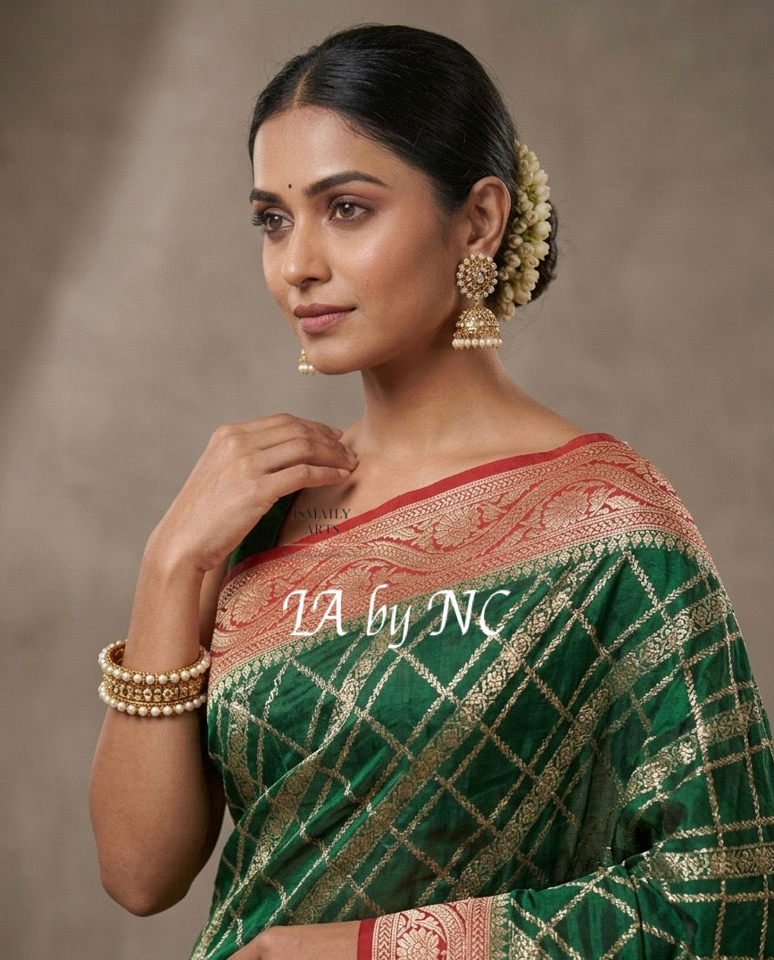 Sacramento Banarasi Pure Chiffon Georgette Saree