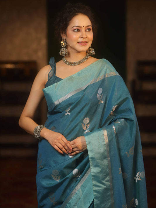 Banarasi Blend Mango Silk Saree