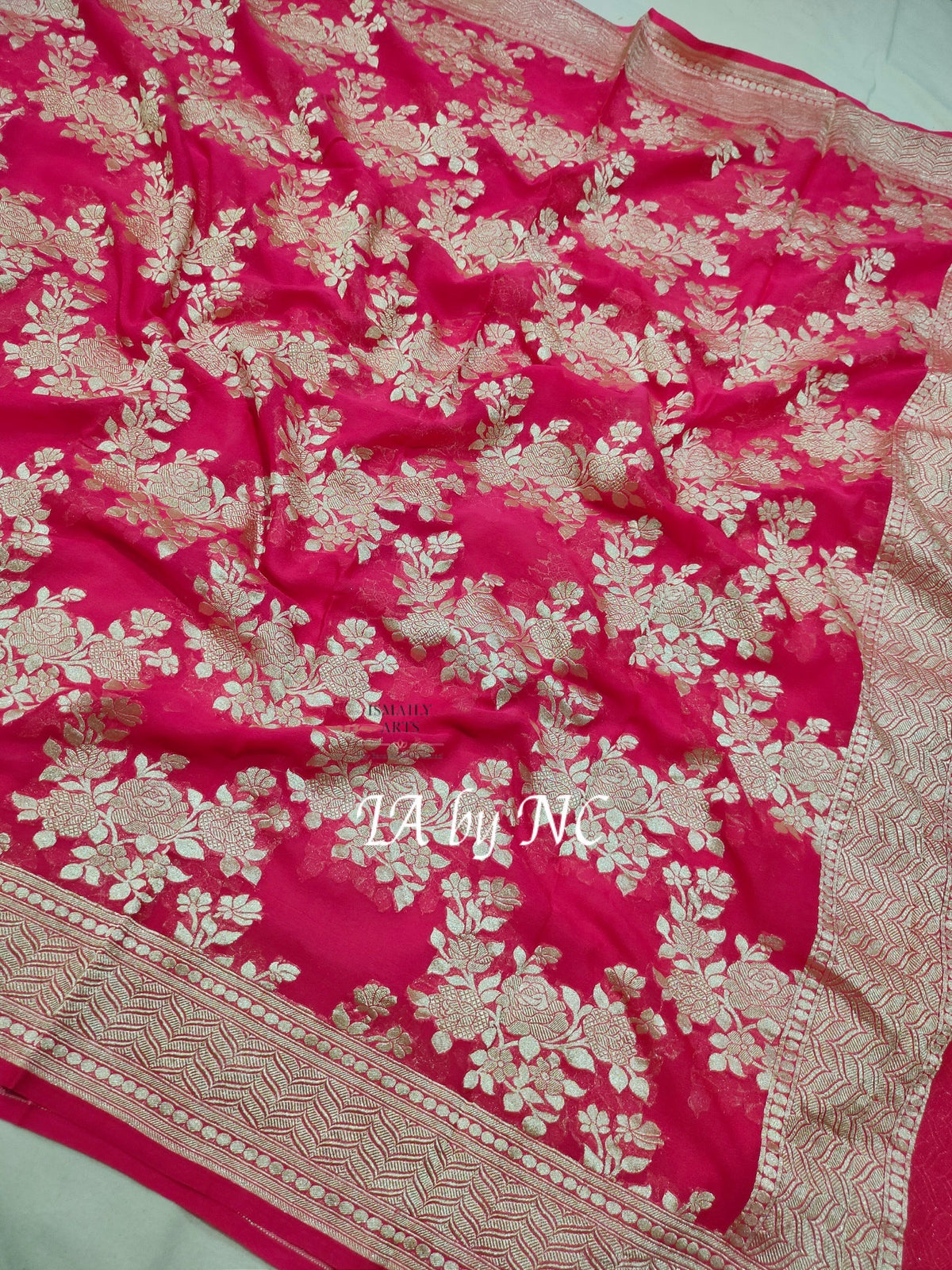 Ruby Banarasi Pure Khaddi Georgette Dupattau