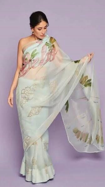 Bebo Banarasi Pure Kora Organza Saree