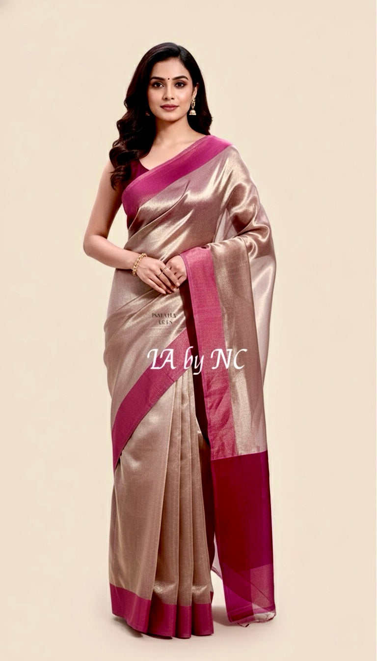 Barn Banarasi Pure Tissue Silk Saree