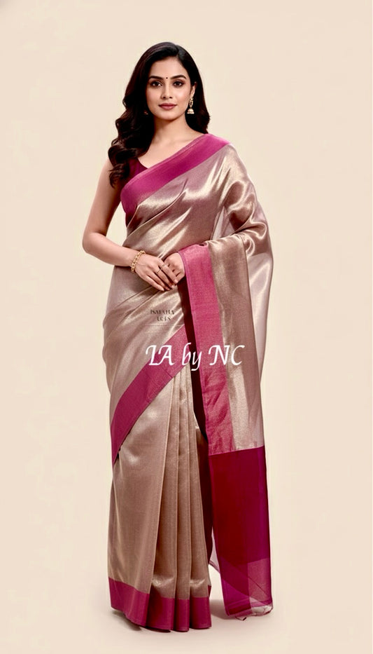 Barn Banarasi Pure Tissue Silk Saree