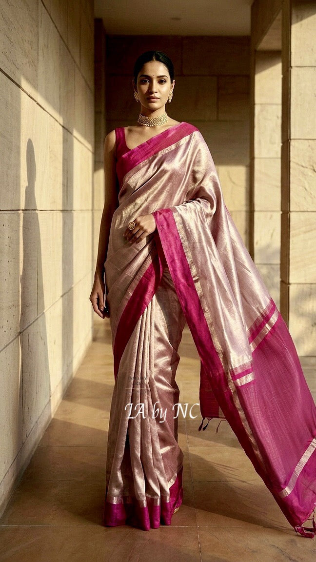 Barn Banarasi Pure Tissue Silk Saree