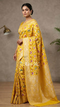Tuscany Banarasi Pure Chiffon Georgette Saree