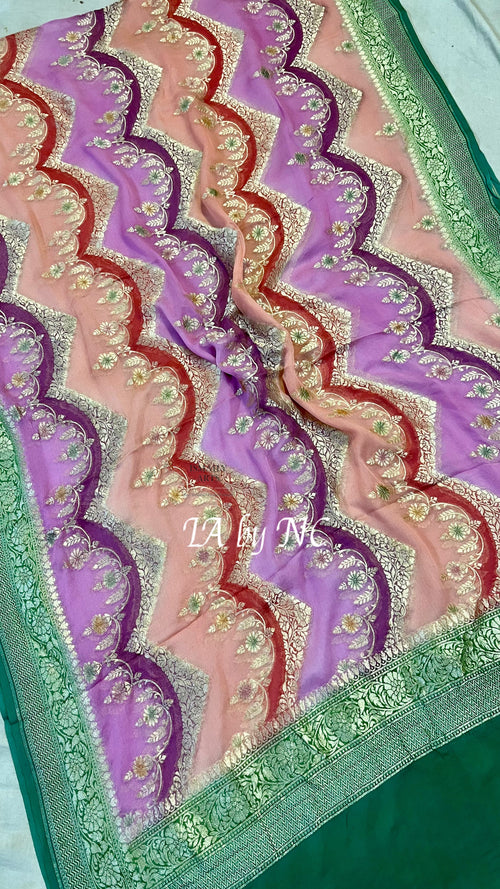 Banarasi Pure Khaddi Georgette Dupatta