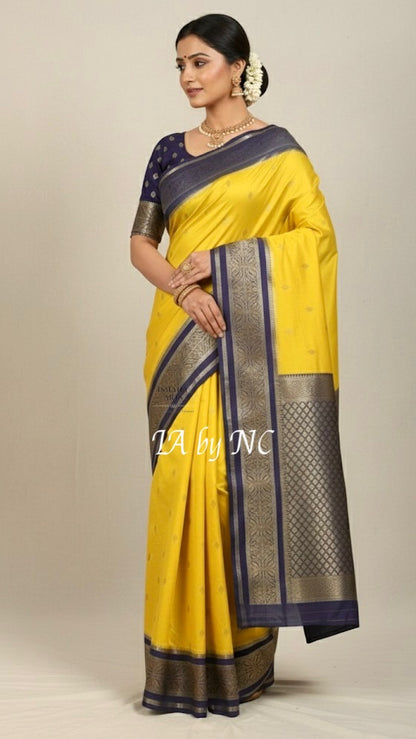 Banarasi Blend Katan Georgette Saree