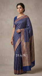 Space Banarasi Pure Chiffon Georgette Saree
