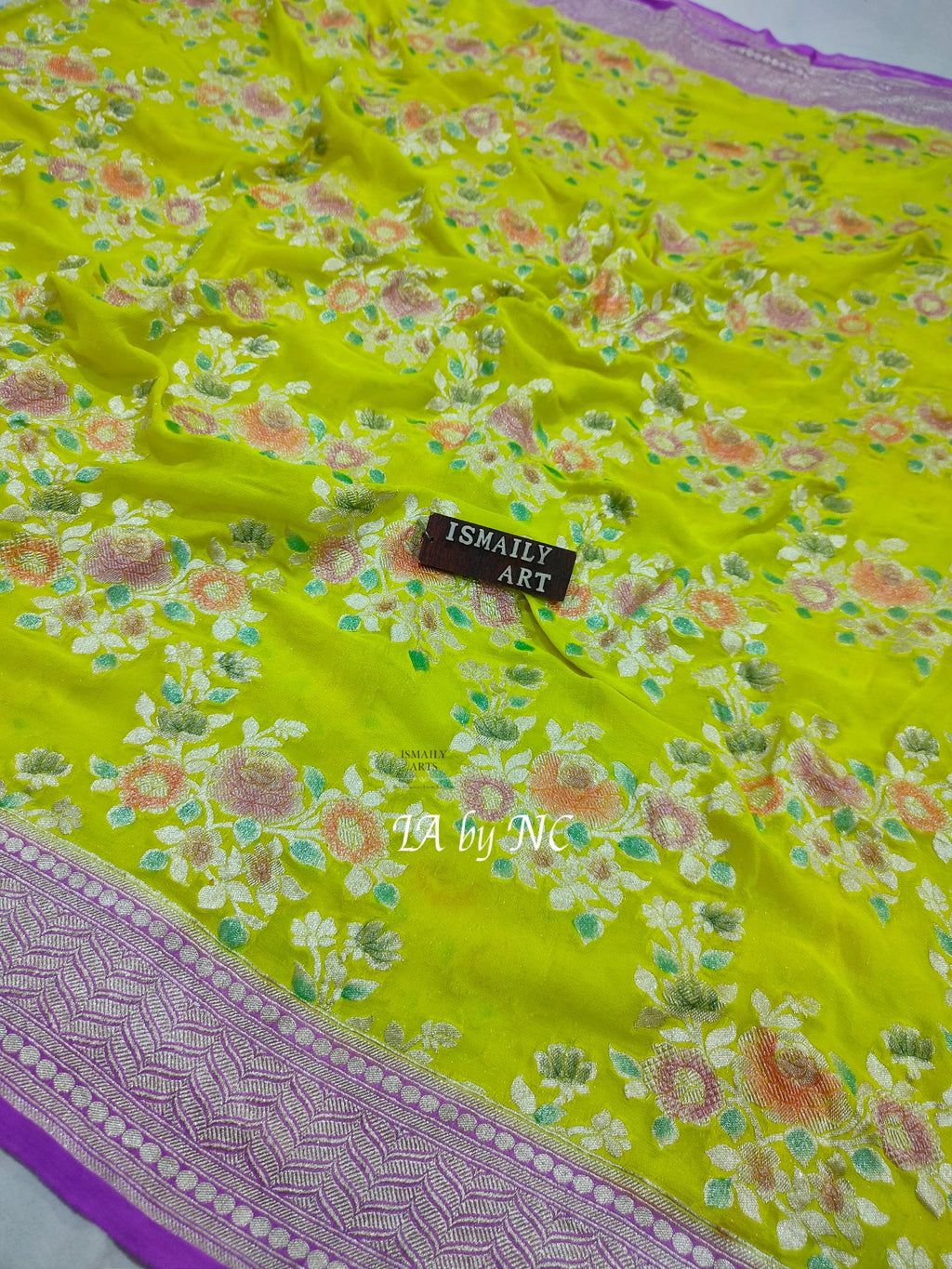 Banarasi Pure Khaddi Georgette Dupatta