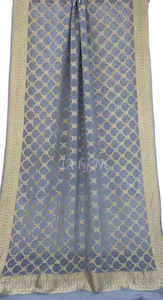 Stone Banarasi Pure Khaddi Georgette Dupatta