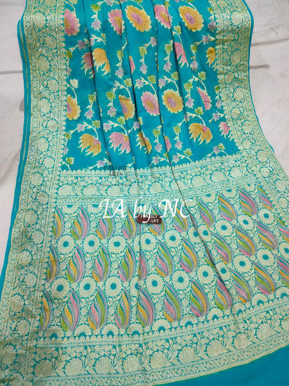 Banarasi Pure Chiffon Georgette Saree