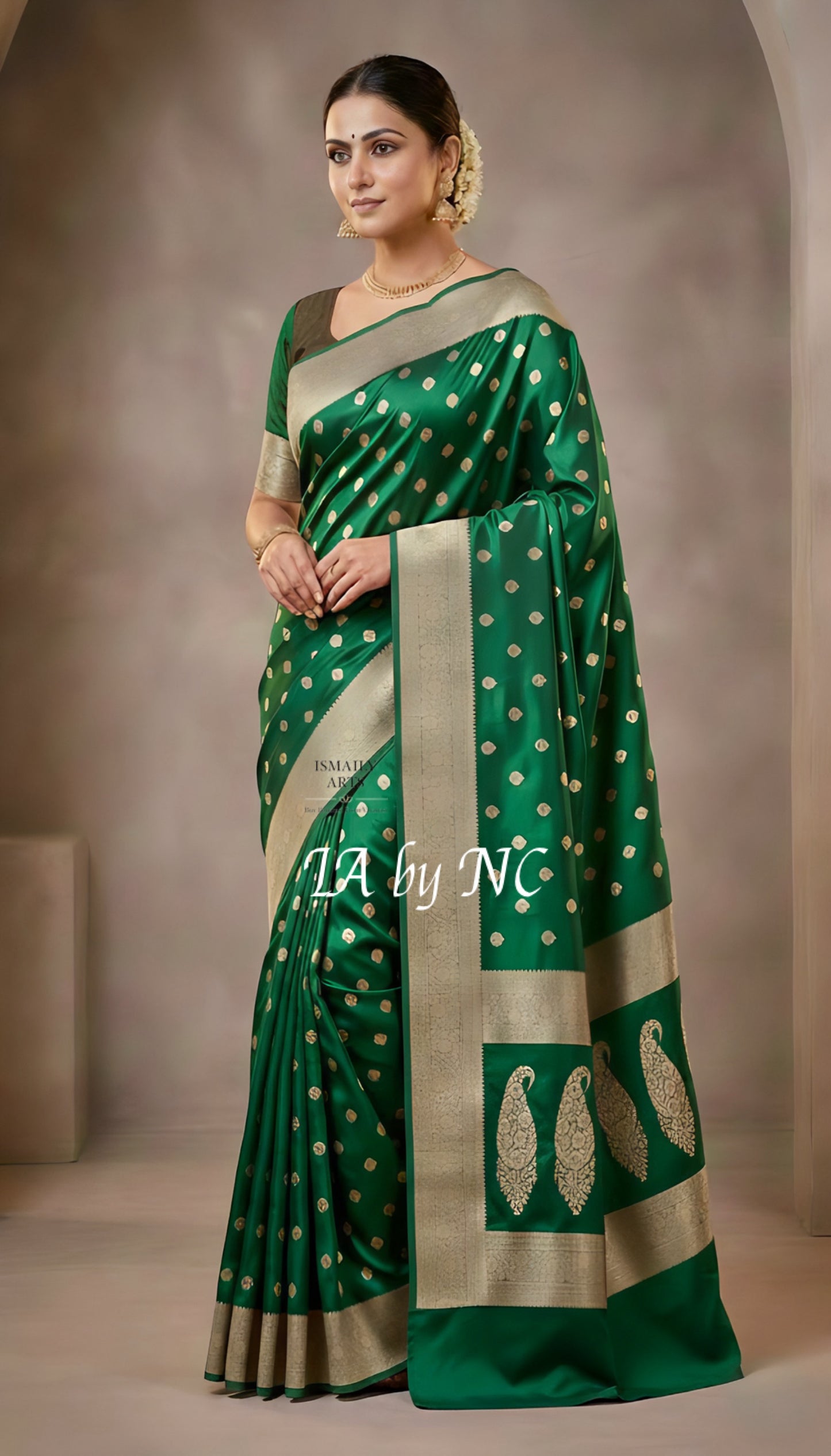 Sacramento Banarasi Mashru Katan Silk Saree