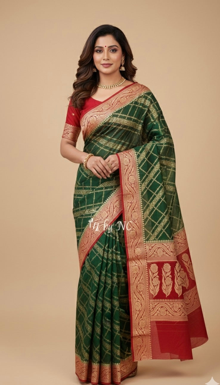 Sacramento Banarasi Pure Chiffon Georgette Saree