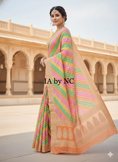 Rangkat Banarasi Pure Chiffon Georgette Saree