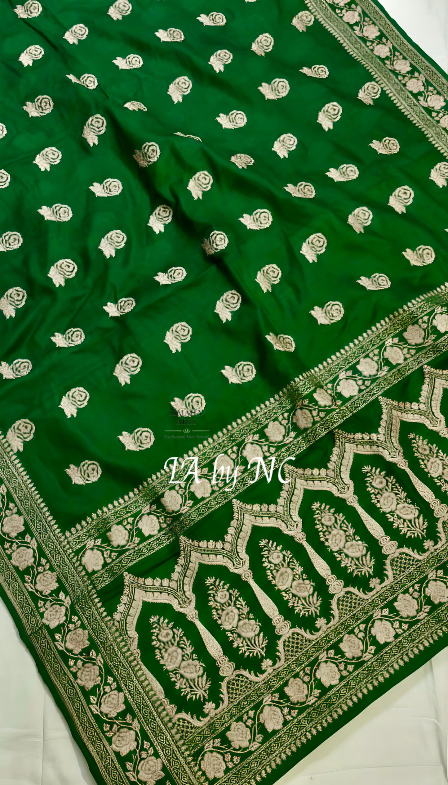 Sacramento Banarasi Mashru Katan Silk Saree