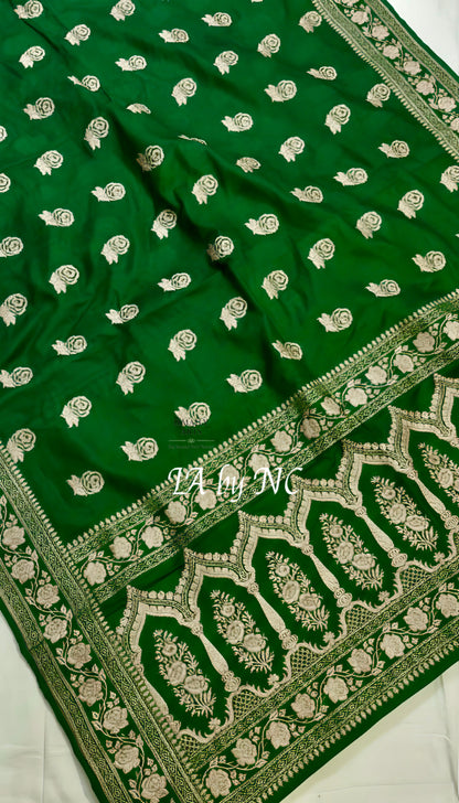 Sacramento Banarasi Mashru Katan Silk Saree
