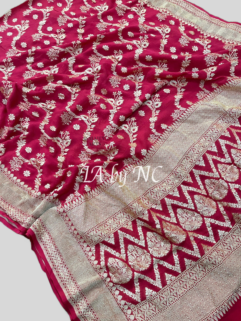 Imperial Banarasi Pure Khaddi Georgette Dupatta
