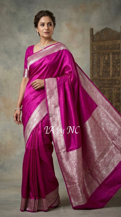 Rani Banarasi Pure Tissue Silk Saree