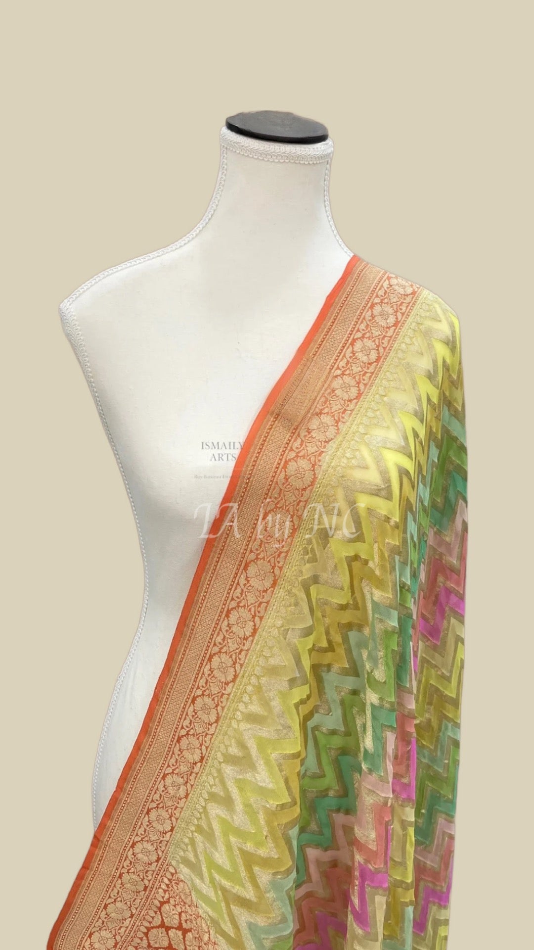 Banarasi Pure Khaddi Georgette Dupatta