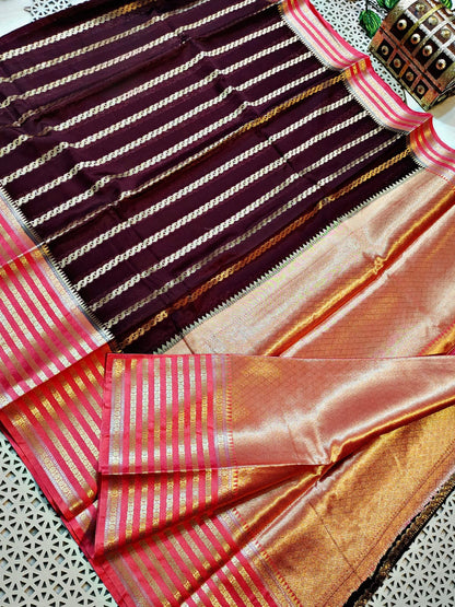 Banarasi Blend Silk Georgette Saree