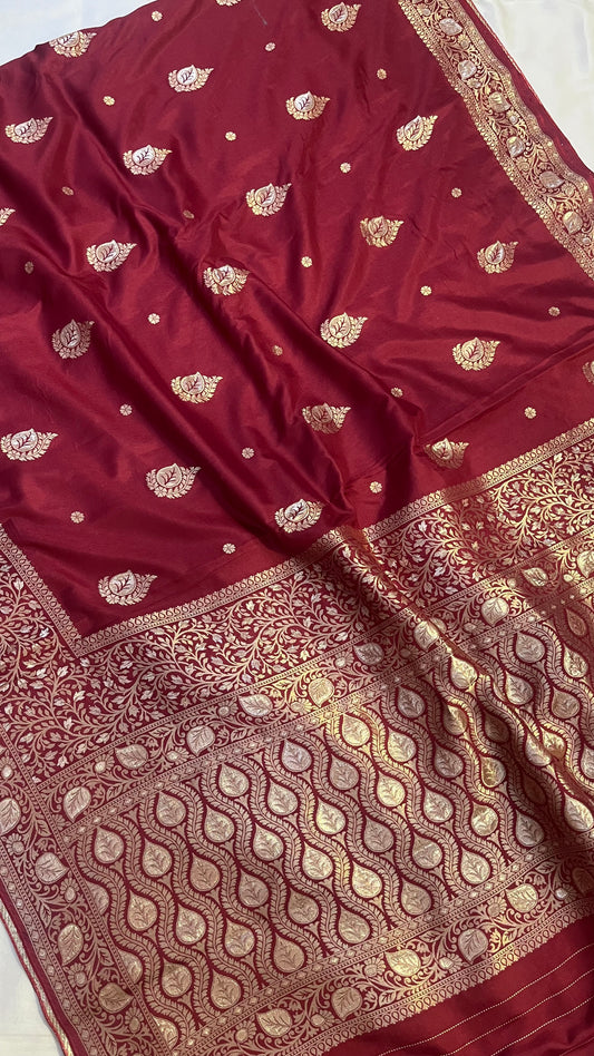 Banarasi Blend Pure Mashru Silk Saree