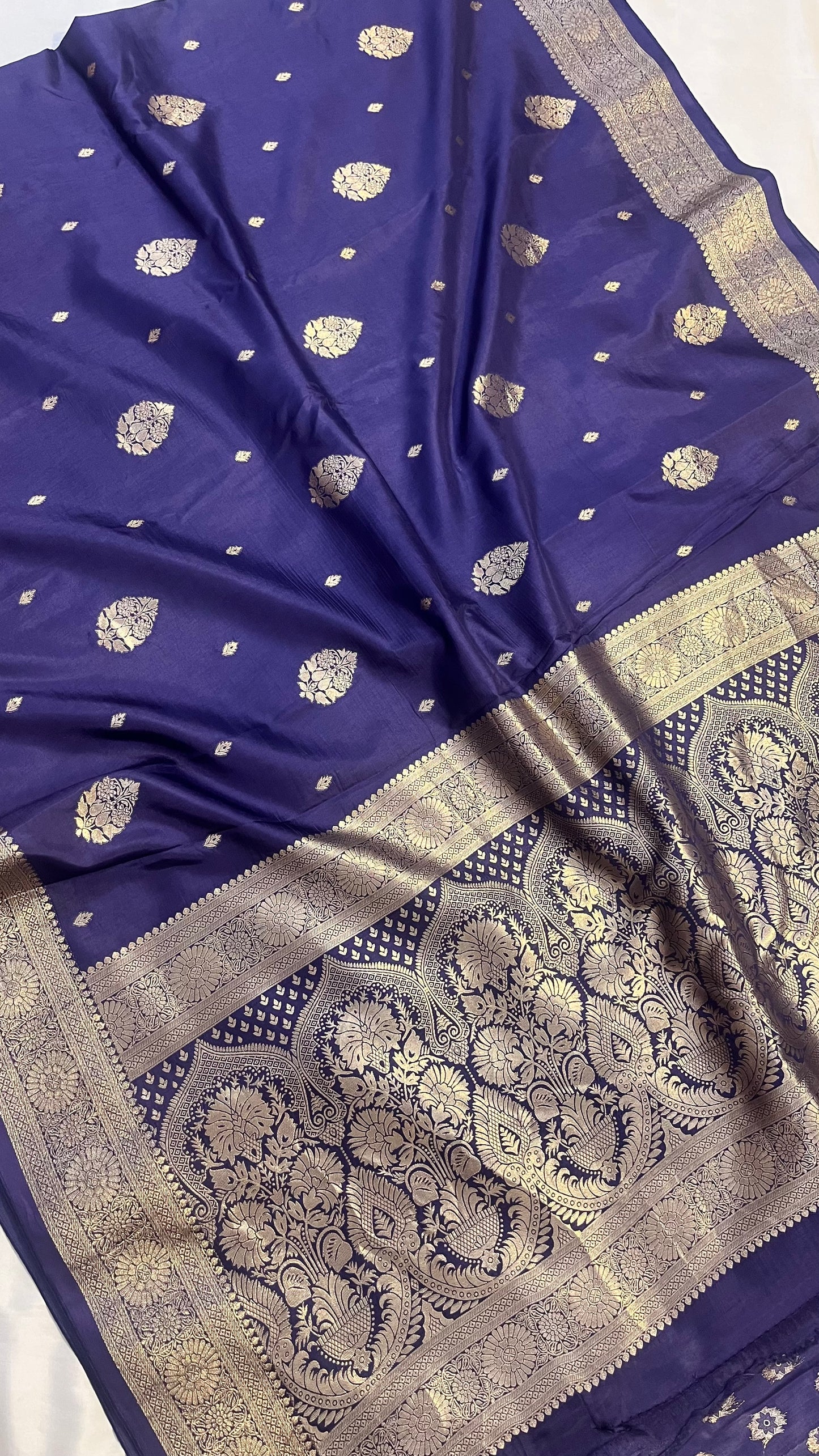 Banarasi Blend Pure Mashru Silk Saree