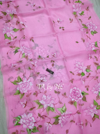Taffy Banarasi Pure Kora Organza Saree