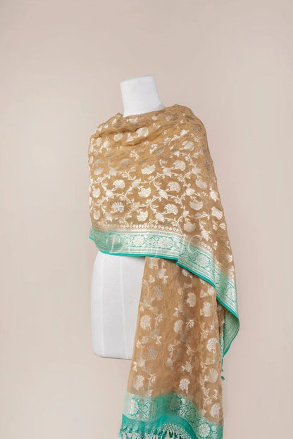 Banarasi Pure Khaddi Georgette Dupatta