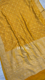 Tuscany Banarasi Pure Khaddi Georgette Saree