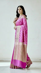 Fandango Banarasi Pure Chiffon Georgette Saree