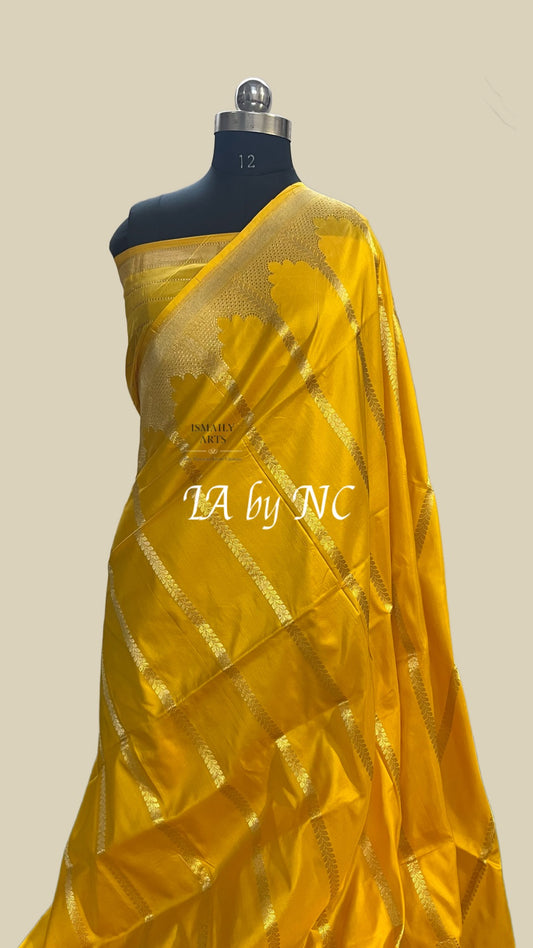 Bumblebee Banarasi Pure Katan Silk Pattu Saree