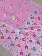 Banarasi Pure Khaddi Tussar Georgette Paithani Saree