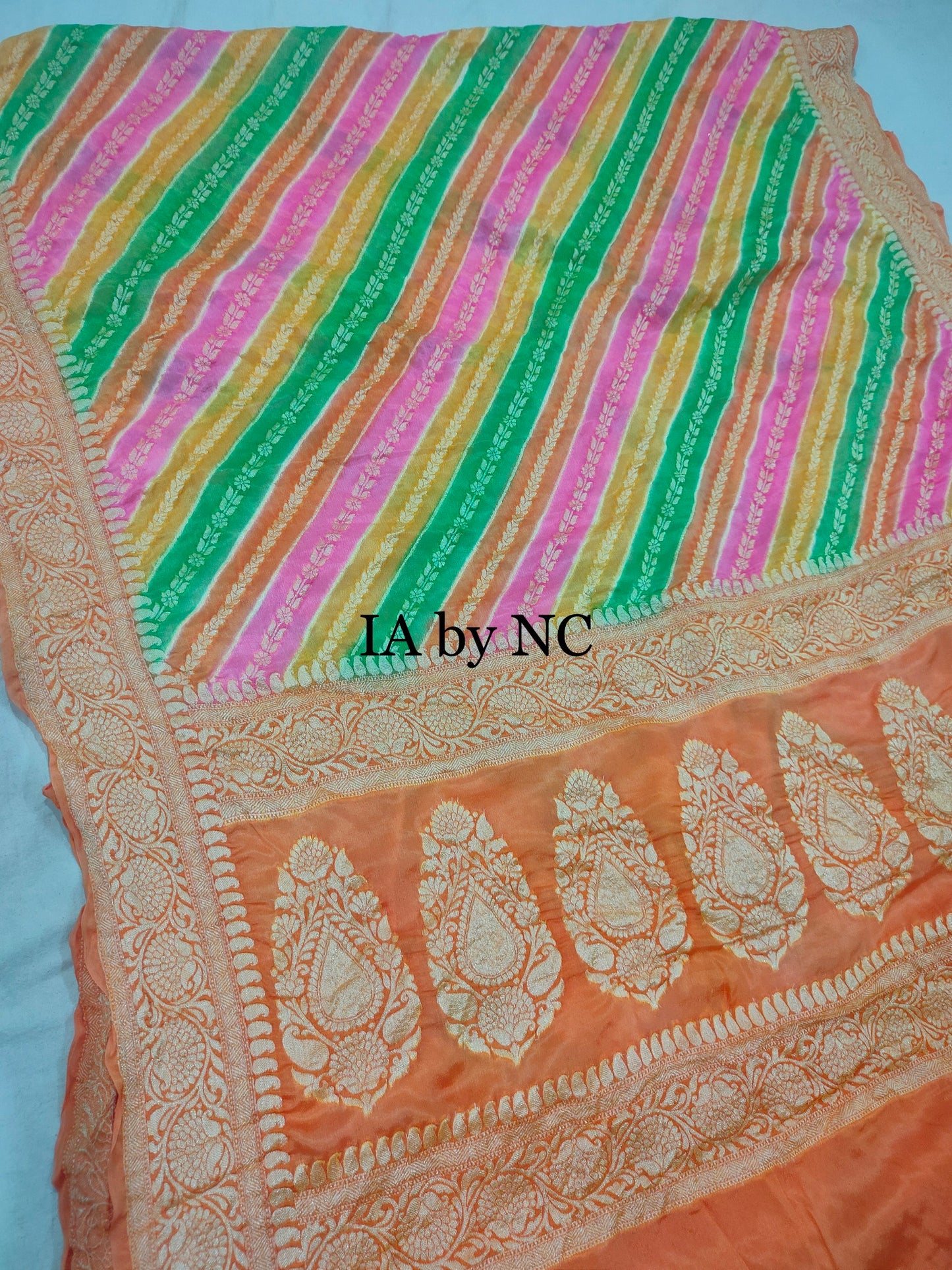 Rangkat Banarasi Pure Chiffon Georgette Saree